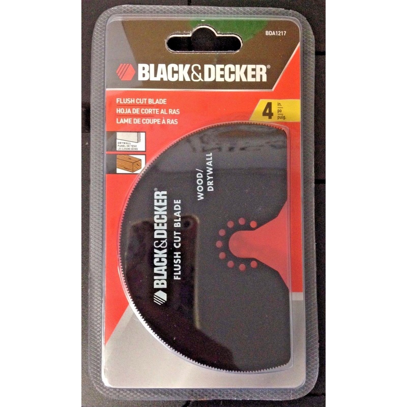 Black & Decker 4" Flush Cut Blade For Wood & Drywall  BDA1217