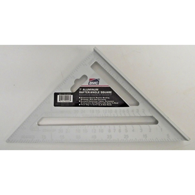 BMC SICJ5035A 7" Aluminum Rafter Angle Square