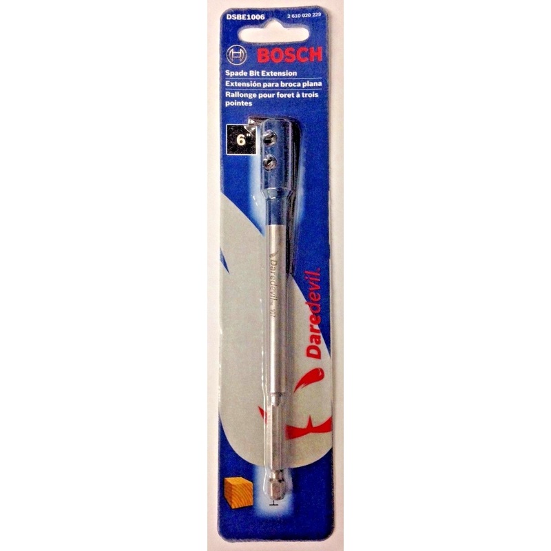 Bosch DSBE1006 6" Spade Bit Drill Extension for Daredevil Spade Bits