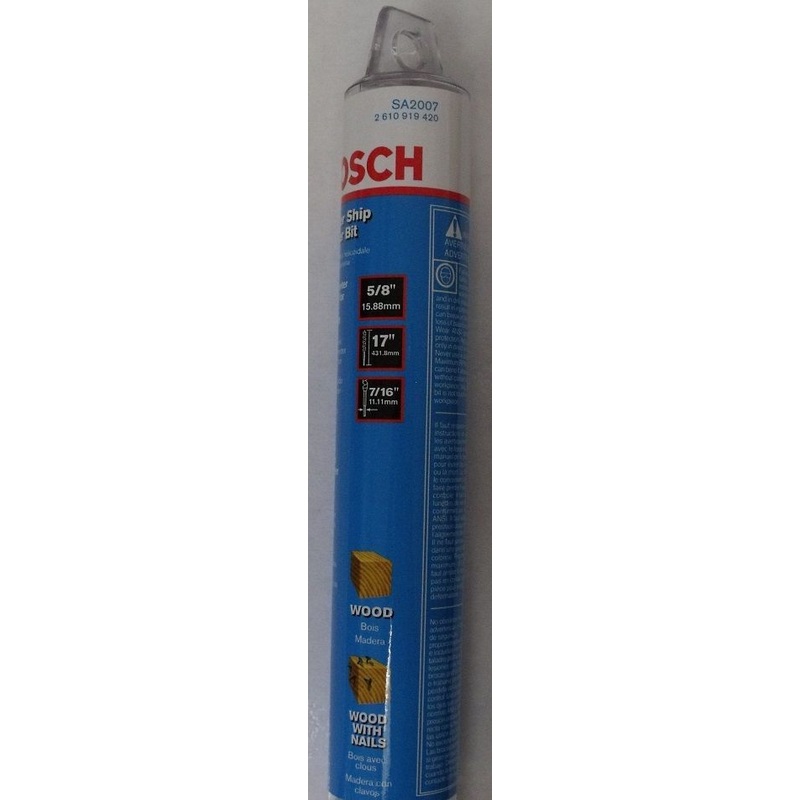 Bosch SA2007 5/8" x 17" Power Ship Auger Bit