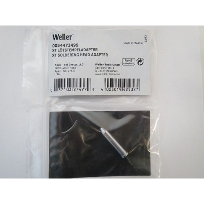 Weller 0054473499 XT Soldering Head Adapter