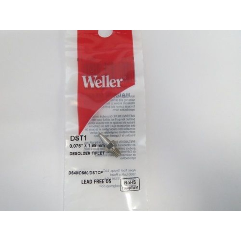 Weller DST1 0.076" x 1.98 mm Desolder Tiplet