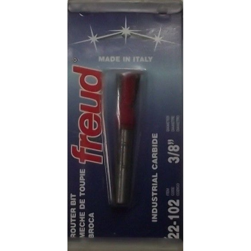 Freud 22-102 Industrial Carbide 3/8" Diameter 9-Degree Dovetail Router Bit Italy