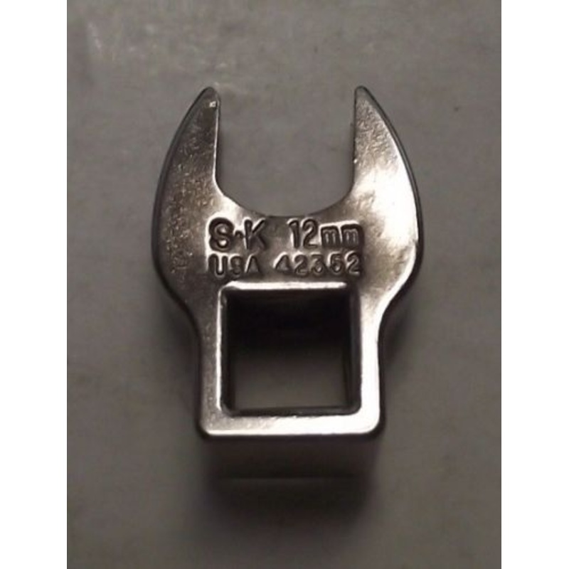 SK Hand Tool 42352 3/8" Drive 12mm Open End Crowfoot Wrench USA