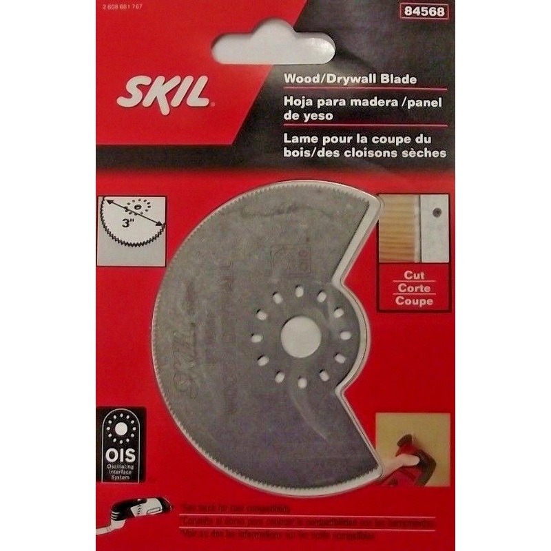 Skil 84568 Wood Drywall Saw Blade OIS System For Oscillating Tool Swiss Made