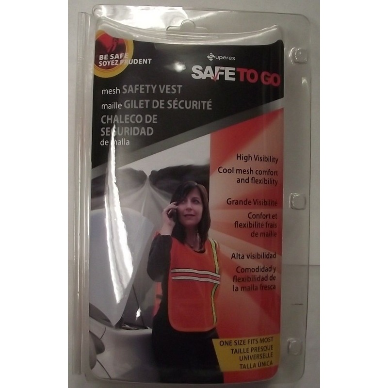 Superex SAFETOGO 21-381 High Visibility Mesh Safety Vest